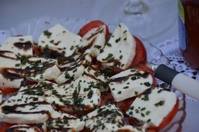 dishes tomato mozzarella