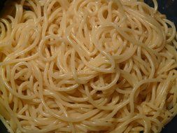 spaghetti food