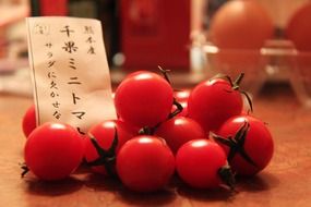 Sweet small tomatoes in Osaka,Japan