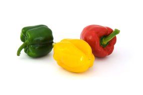 colorful three peppers