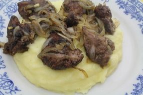 mashed liver