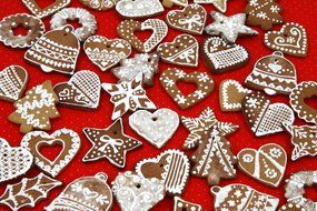 christmas sweet decoration gingerbread