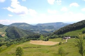 switzerland mountains summer landscape