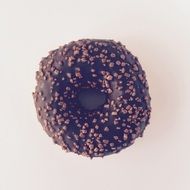 donut with chocolate