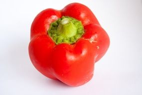 sweet red pepper close-up