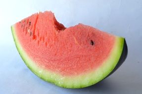 slice of red watermelon