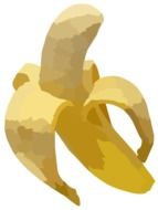 banana yellow fruit drawing