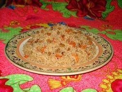 fresh and beautiful afghani pulao