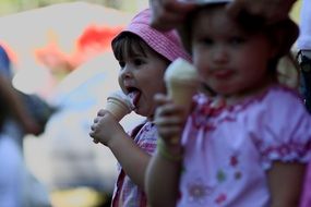 kid with ice cream