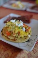 breakfast egg bread snack