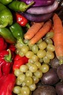 organic fruits and vegetables