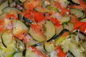 vegetable salad background