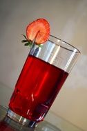 delicious appetizing strawberry drink