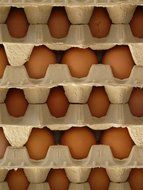 boxes with eggs