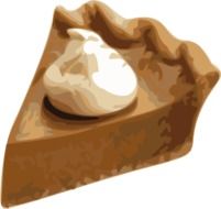 cake slice with souffle