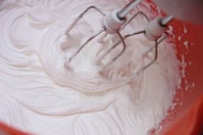 white whipped cream