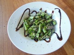 appetizing asparagus salad