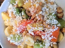 tropical fruit salad