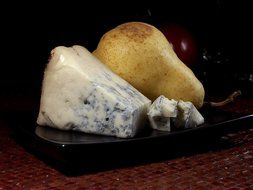 appetizing gorgonzola cheese