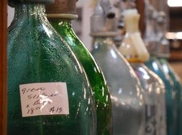 vintage glass bottles