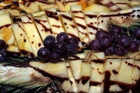 blueberries and pineapple dessert