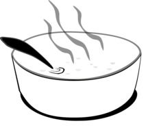 graphic image of boiling soup