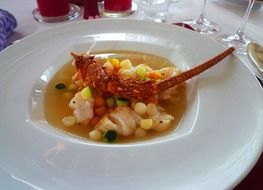 Soup with the seafood