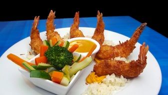 appetizer of shrimp