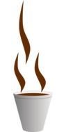 Picture of hot coffee