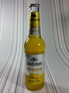 bottle of beer with lemon