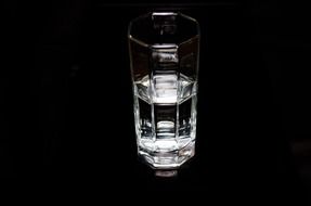 water refreshment crystal glass