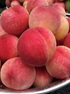 sweet pink peaches