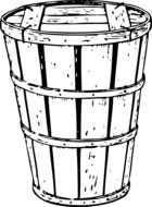 crate wooden container drawing