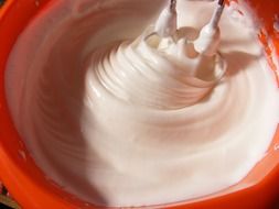 white whipping cream