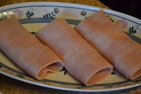 rolled ham meat composition