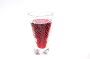 vintage glass of red wine