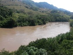 cauca river landscape