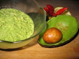 guacamole, avocado dip