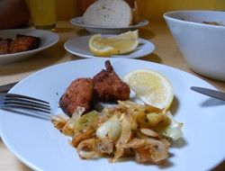 vegetables with lemon for lunch