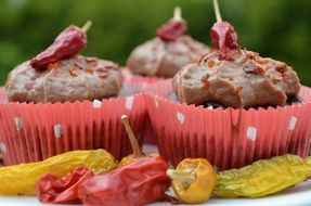 chocolate chili cupcakes muffins dessert