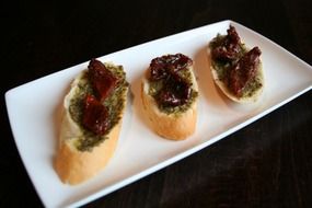 white bread snacks