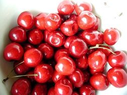 Red fruits in a bowl