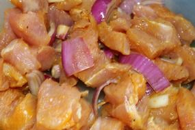 ideal meat geschnetzteltes marinated