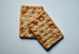 two biscuits crossed
