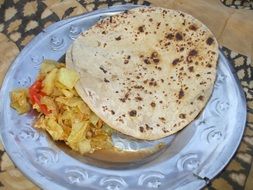 appetizing chapatti india food