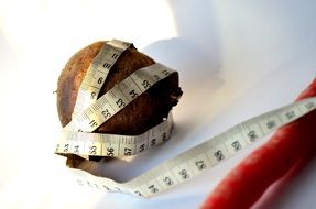 measuring tape on beets