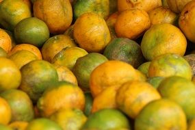 oranges at a brazilian fair