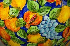 painted ceramic pot