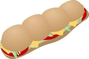 drawn sandwich with tomatoes and cheese