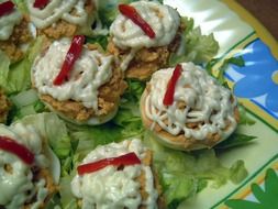 deviled eggs on a plate